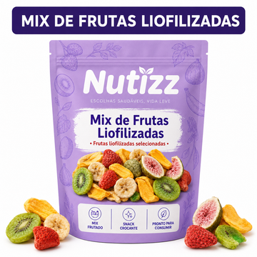 Mix de frutas liofilizada