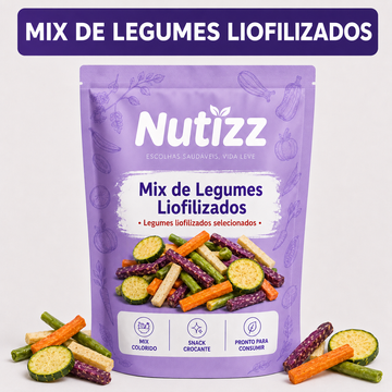 Mix de vegetais liofilizados